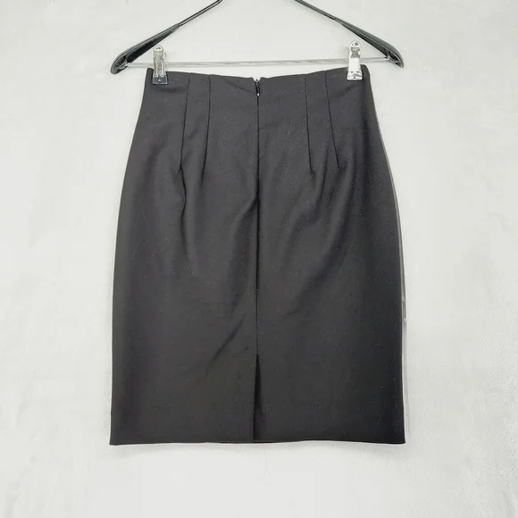 Intermix Black Cotton Blend Lace-Up Corset Skirt P5190 - Picture 4 of 10